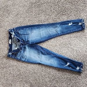 BKE Payton Mid Ruse Ankle Skinny